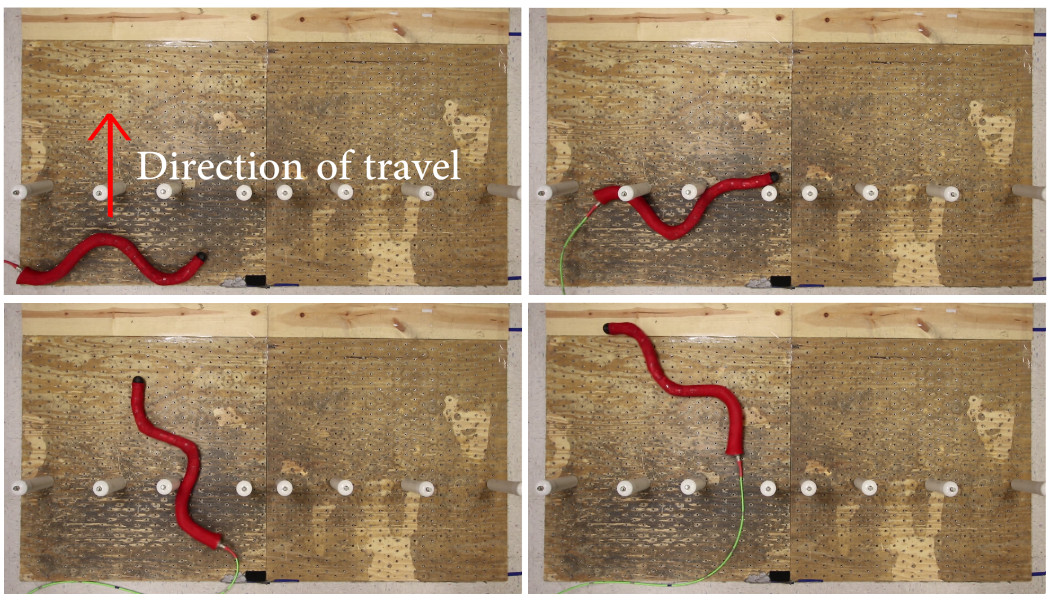 Proprioceptive-inertial control of a series-elastic snake robot during sidewinding